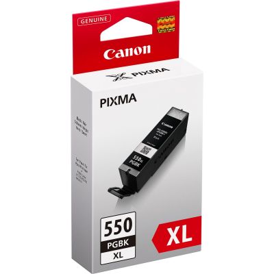 Ink Canon PGI-550XL Pigment Black 22ml 500px PIXMA iP7250 MG5550 MG5650 MG5655 MG6350 MG6450 MG6650 MG7150 MG7550 iP8750 iX6850 MX725 MX925