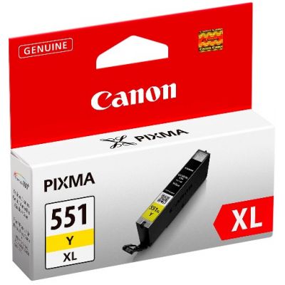 Tint Canon CLI-551XL Yellow 11ml 715lk PIXMA MG5450, 5550,5650,5655,6350, 6450,6650,7150,7550 iP7250 iP8750 iX6850 MX725