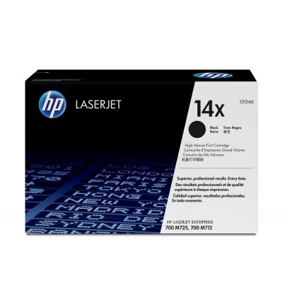 Tooner HP CF214X 17500lk@5% black/must LaserJet Enterprise 700-series M712/M725
