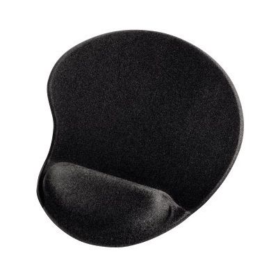 Hiirepadi randmetoega Hama Ergonomic Mouse Pad Mini Black, must, väike