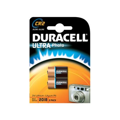 Patareid Duracell Liitium CR2 3V 2tk pakis, CR15H270 lithium (h 27mm, diam 15,6mm)