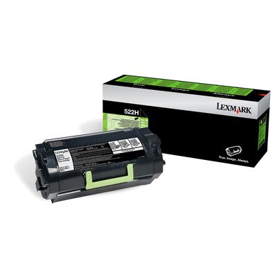 Tooner Lexmark 522HE Black/must High Yield 25000lk MS810de / MS810dn / MS810dtn / MS810n / MS811dn / MS811dtn / MS811n / MS812de / MS812de