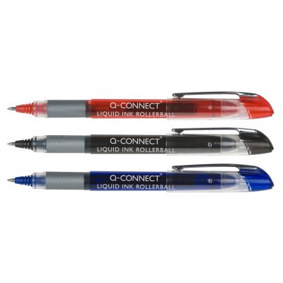 Rollerball Fine Tip Pen Q-CONNECT, 0. 5mm (line), red