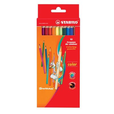 Coloring pencil Stabilo Swano, wallet of 12