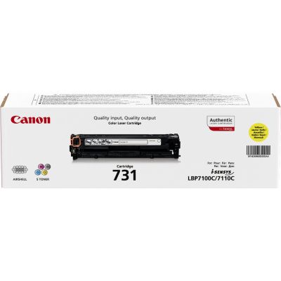 Tooner Canon 731Yellow 1500lk@5% LBP-7100cn/LBP-7110cw/MF6680DN, MF8230Cn, MF8280Cw, MF628CW, MF623CN