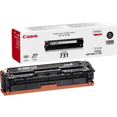 Tooner Canon 731Bk black/must 1400lk@5% LBP-7100cn/LBP-7110cw, MF8230Cn, MF8280Cw, MF628CW, MF623CN