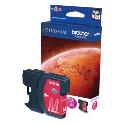 Ink Brother LC1100HYM Magenta High Yield DCP-6690CW,  750lk@5%