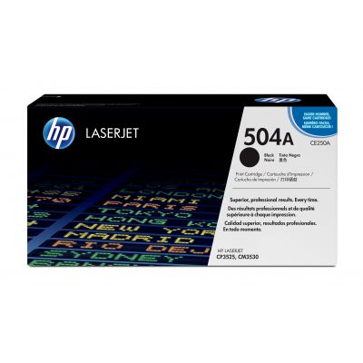 Tooner HP CE250A 504A Black Color LaserJet CP3525/CM3530 5000lk