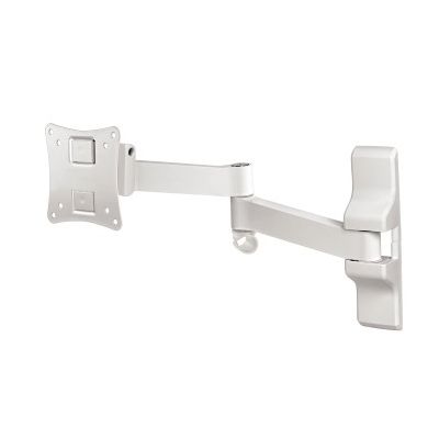 Seinakinnitus Hama FULLMOTION TV Wall Bracket white, kuni 25kg, 10`-26`, VESA75 kuni VESA100, valge, 3 liigendit