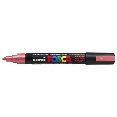 Marker Uni Posca PC5M metallic red,1.8- 2.5mm