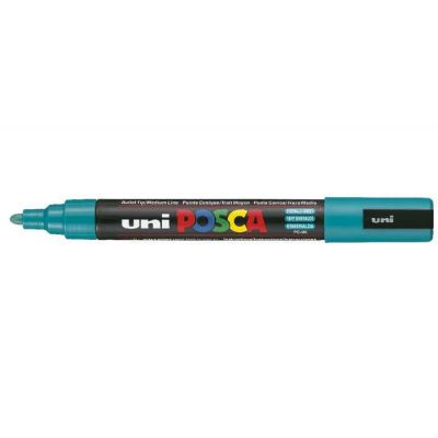 Marker Uni Posca PC5M emerald green,1.8- 2.5mm, waterproof