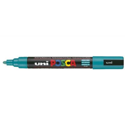 Marker Uni Posca PC5M emerald green,1.8- 2.5mm, waterproof