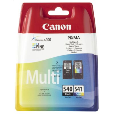 Tint Canon PG-540+CL-541 multi pack/komplekt väike must+väike värv PIXMA MG2150/2250/3150/3250/3510/3550/3650/4150/4250 TS5150/5151