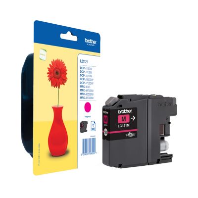 Ink Brother LC121M Magenta 300 lehte@5%