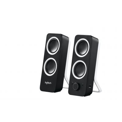 Kõlarid Logitech Z200 Stereo Speakers Midnight Black 2.0 5W RMS (Peak 10W) mustad 2YW