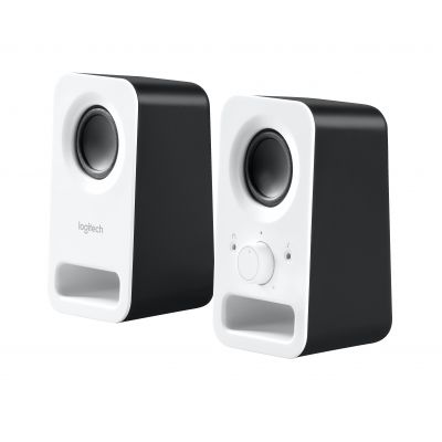 Kõlarid Logitech Z150 Speaker Snow White/valged, 2.0 3W RMS