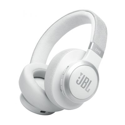 Juhtmevabad kõrvaklapid JBL LIVE 770 NC, valge