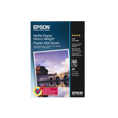 Paper Epson Matte Paper Heavyweight A3 / 50l 167gr S041261