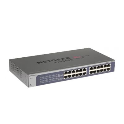 NETGEAR ProSafe Plus JGS524Ev2 - Switch - unmanaged - 24 x 10/100/1000 - desktop, rack-mountable