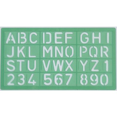 LINEX 8530 LETTERING TEMPLATE 30 MM