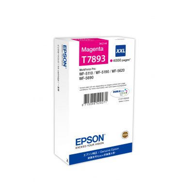 Tint Epson T7893 Magenta 34ml WF-5110DW/WF-5190DW/WF-5620DWF/WF-5690DWF