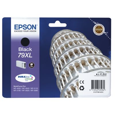 Tint Epson T7901 Black 79XL DURABrite Ultra Ink 41,8ml 2600lk WF-5110DW/WF-5190DW/WF-5620DWF/WF-5690DWF