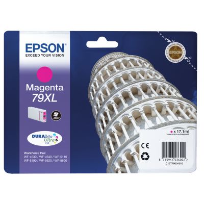 Ink Epson T7903 Magenta 79XL DURABrite Ultra Ink 17.1ml 2000lk WF-5110DW / WF-5190DW / WF-5620DWF / WF-5690DWF