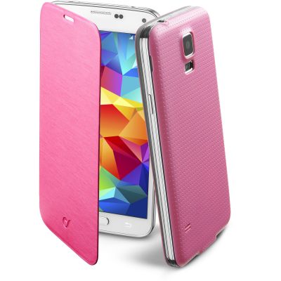 Cellular Samsung Galaxy S5 ümbris, Flip Book, roosa EOL