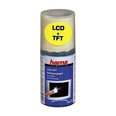 Puhastusgeel + lapp Hama, puhastuskomplekt TFT/LCD- ja plasmaekraanidele - puhastusgeel (200ml) + puhastuslapp