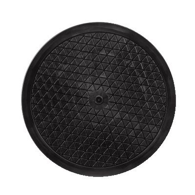 Monitor base Hama Small, black, rotating, diameter 25.5 cm, up to 60 kg