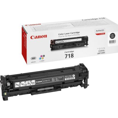 Toner Canon 718Bk black 3400pcs @ 5 % LBP7200 / 7210 LBP7660Cdn LBP7680Cx MF8330 / MF8340 / MF8350 / MF8360 / MF8380 MF8540 / MF8550 / MF858