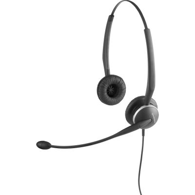 JABRA GN 2100 Duo Telecoil Noise-Cancelling microphone boom: flexible, for people using hearing aid