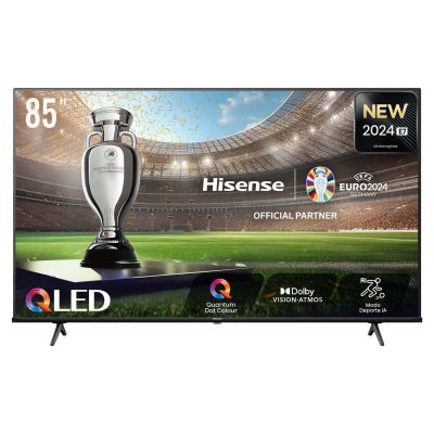 Hisense QLED Smart TV | 85E7NQ | 85" | Smart TV | VIDAA OS | UHD | Black