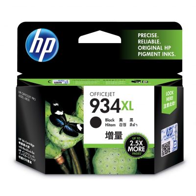Tint HP C2P23AE 934XL BlackHigh Yield suuremahuline must Officejet 6812/6815, Officejet Pro 6230/6830/6835