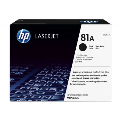 Tooner HP CF281A Black/must 10500lk LaserJet Enterprise Flow M630z, Flow MFP M630z, M604dn/n,M605dn/n/x,M606dn/x, M630dn/f/h