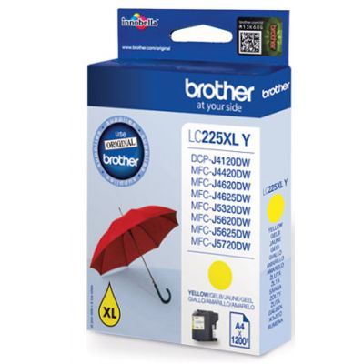 Ink Brother LC225XLY Yellow 1200 pages