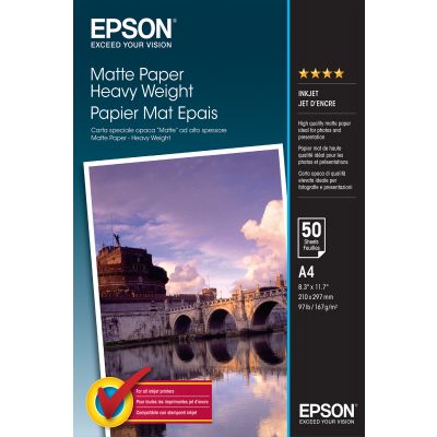 Paber Epson Matte Paper Heavyweight A4/50l 167gr S041256