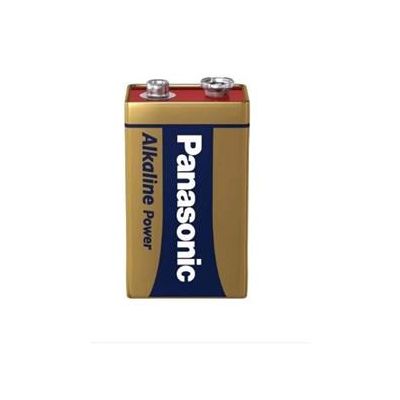 Patarei Panasonic Alkaline Power 6LR61APB/1B 9V, madala voolutarbega seadmetele, keskmise mahutavusega leeliselement, ´krona´