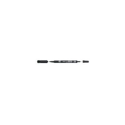 Marker Pilot Twin EF / F black double ended line 0.4 and 0,5mm, Be Green 76.1%