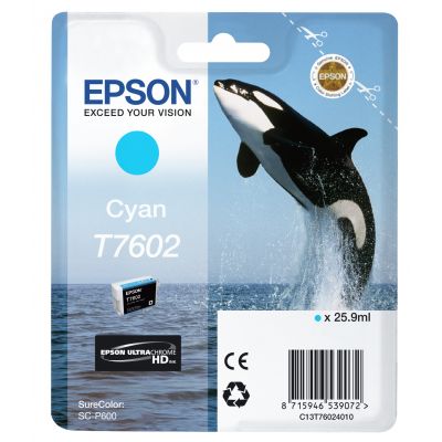 Tint Epson T7602 Cyan 25.9ml SureColor P600
