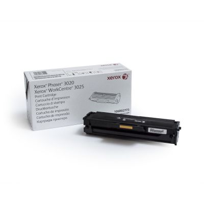 Toner Xerox 106R02773 Black Standard-Capacity 1500pages Phaser 3020, WorkCentre 3025.