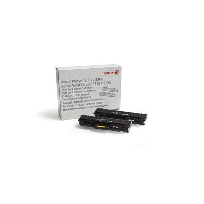 Tooner Xerox 106R02782 Double pack for Phaser 3052, 3260/ WorkCentre 3215, 3225 2x3000lk must Toner Cartridge