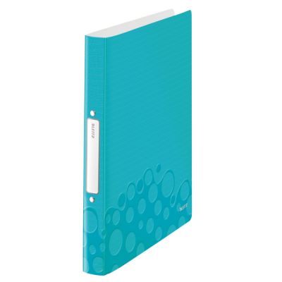 Ringbinder Leitz WOW PP A4 2RR/25mm iceblue