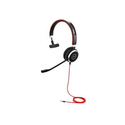 JABRA Mono headset ONLY for JABRA EVOLVE 40 UC with 3.5mm Jack  (without USB Controller), headband, discret boomarm