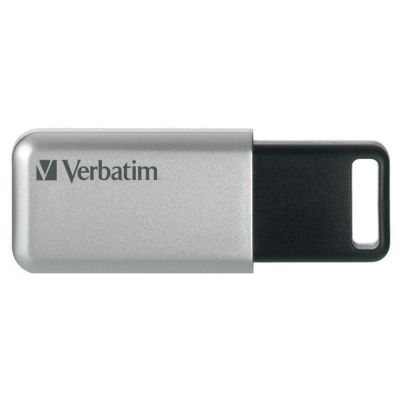 USB flash drive Verbatim 32GB USB3.0 Store´n´Go Secure Data Pro Flash Drive with AES 256 Hardware Encryption - Silver, PC&Mac, 2YW