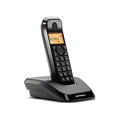 Motorola Digital Cordless Telephone | S1201B | Built-in display | Black