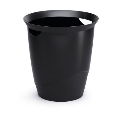 Paper waste basket Trend 16L, black, Durable