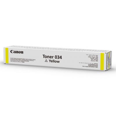 Tooner Canon 034 Yellow 7300lk  ImageCLASS MF810Cdn/MF820Cdn, imageRUNNER 1435i/1435iF C1225/C1225iF