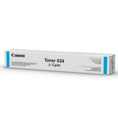 Tooner Canon 034 Cyan 7300lk  ImageCLASS MF810Cdn/MF820Cdn, imageRUNNER 1435i/1435iF C1225/C1225iF