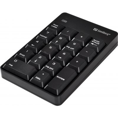 Numeric keypad Sandberg Numeric 2 - wireless Keypad - 2.4 GHz wireless, 140gr 1YW numpad